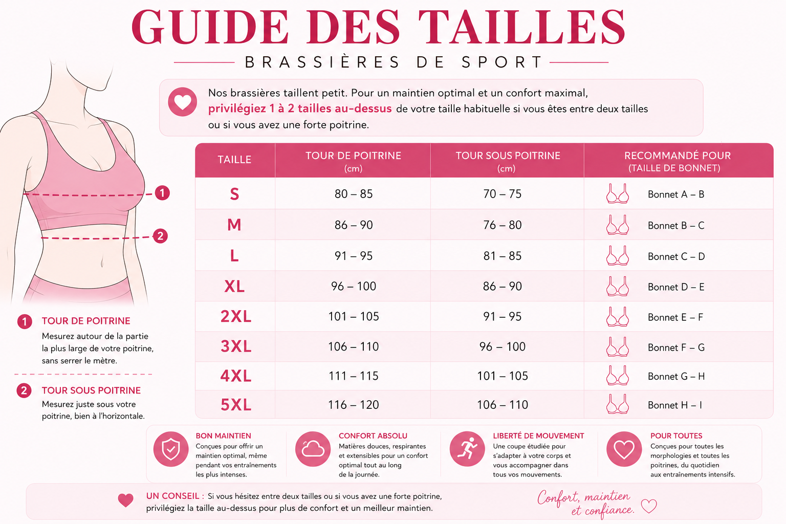 Brassière Sport Fort Maintien - Elyafit